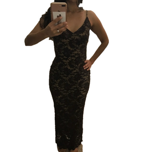 Rampage rare  vintage y2k babydoll Bodycon Maxi Dress Spaghetti Strap